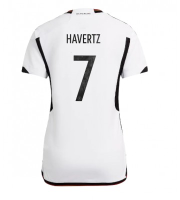 Maillot de foot Allemagne Kai Havertz #7 Domicile Femmes Monde 2022 Manches Courte